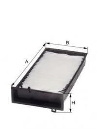 XC240 Uniflux Filters Фільтр салону для Citroen C5