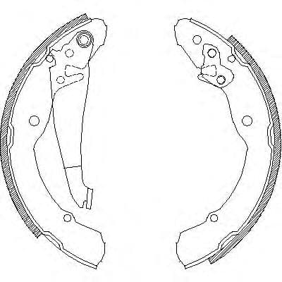 Z4082.00 Woking Тормозные колодки