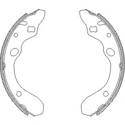Z4147.00 Woking Гальмівні колодки