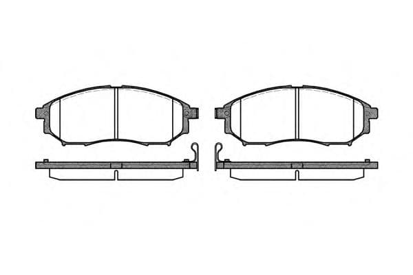 P9523.14 Woking Тормозные колодки