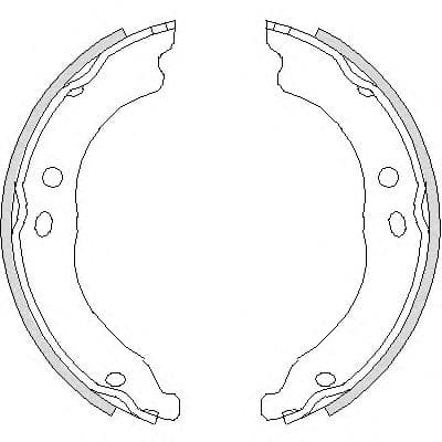 Z4750.00 Woking Колодки ручника