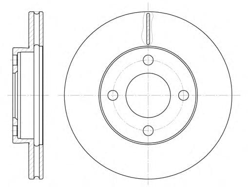 D6185.10 Woking Тормозной диск