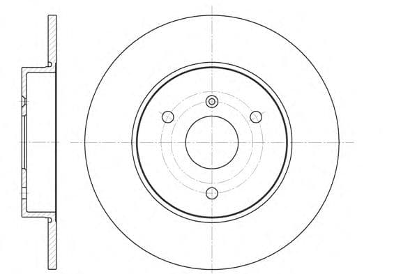 D6617.00 Woking Гальмівний диск