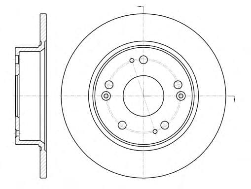 D6984.00 Woking Тормозной диск