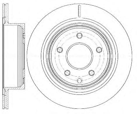 D6998.10 Woking Гальмівний диск