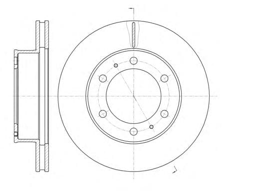 D61205.10 Woking Гальмівний диск