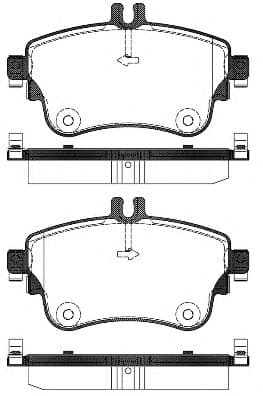 P15873.08 Woking Гальмівні колодки