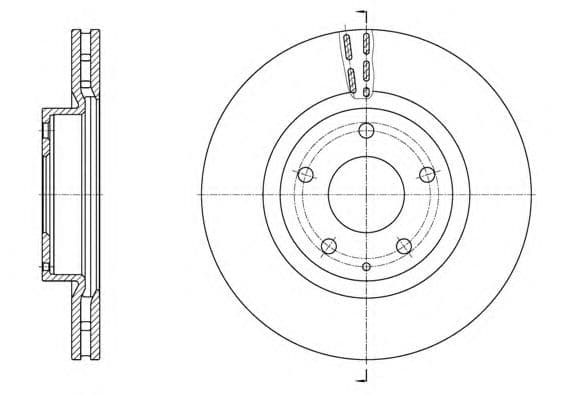 D61574.10 Woking Тормозной диск