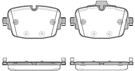 p1639300 Woking Гальмівні колодки