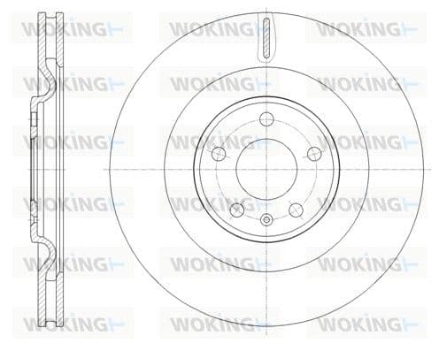 d6177510 Woking Гальмівний диск