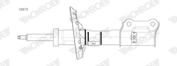 g8670 Monroe Запчастина