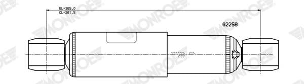 g2258 Monroe Амортизатор
