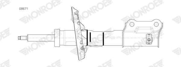 g8671 Monroe Запчасть
