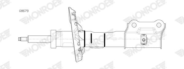 g8679 Monroe Стійка амортизатора для Hyundai Kona
