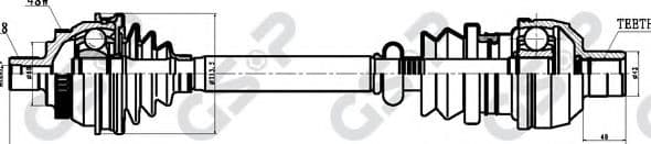 218008 GSP Полуось