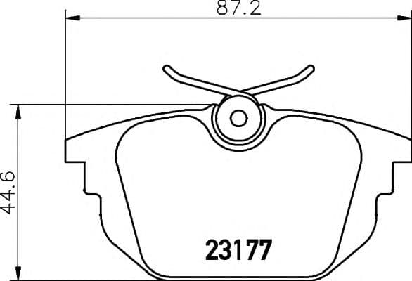 2317703 Textar Тормозные колодки