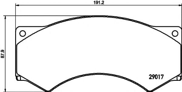 2901703 Textar Тормозные колодки