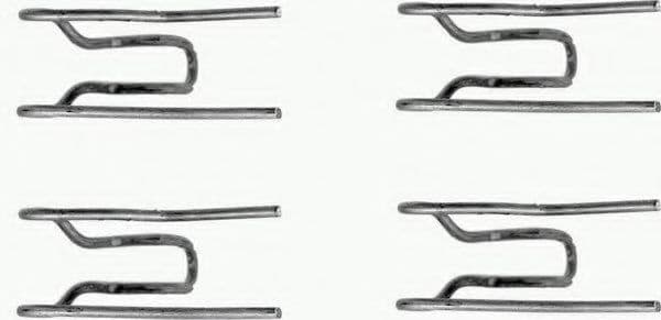 82021200 Textar Комплектующие дисковых тормозных колодок