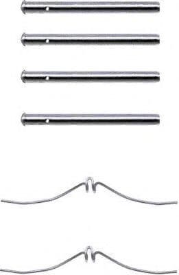 82027300 Textar Компоненти дискових гальмівних колодок