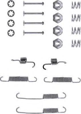 97005900 Textar Монтажний комплект барабанних гальмівних колодок для Ford Fiesta