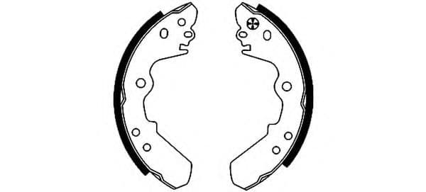 91043600 Textar Гальмівні колодки