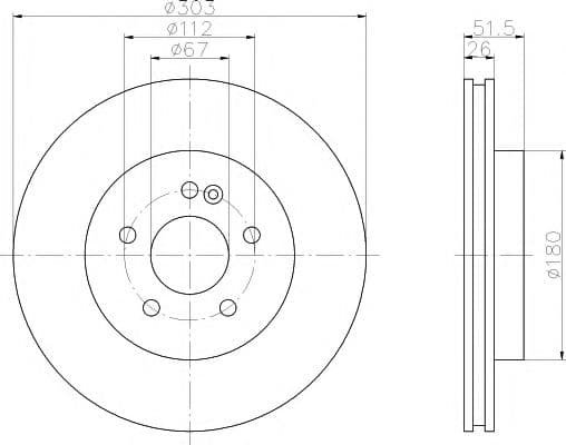 92089905 Textar Гальмівний диск для Mercedes M-Class