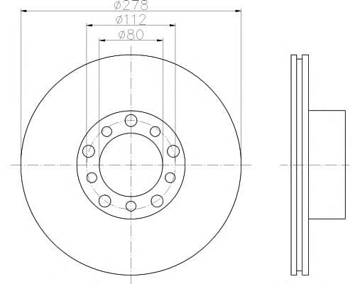 92020400 Textar Тормозной диск