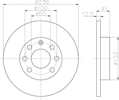 92020903 Textar Тормозной диск