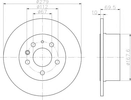 92032600 Textar Тормозной диск