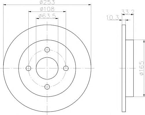 92088403 Textar Гальмівний диск