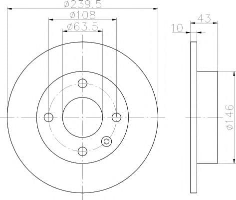 92050900 Textar Гальмівний диск