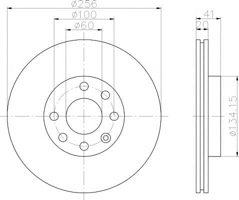 92056503 Textar Тормозной диск