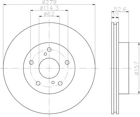92080900 Textar Тормозной диск для Toyota Previa