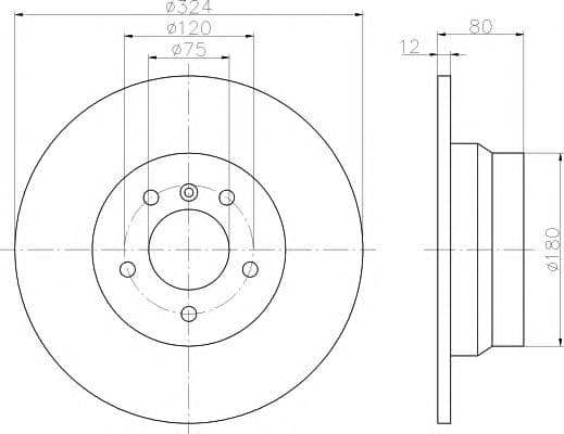 92107403 Textar Гальмівний диск для BMW X5