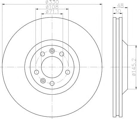 92129503 Textar Тормозной диск