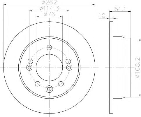 92161703 Textar Гальмівний диск