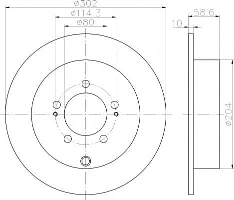 92167000 Textar Гальмівний диск