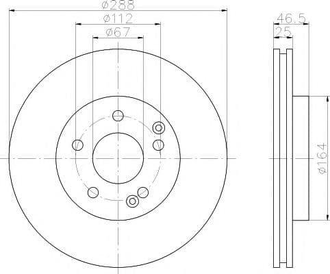 92105900 Textar Тормозной диск
