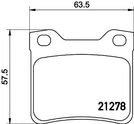 2127803 Textar Гальмівні колодки