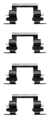 82507300 Textar Комплектующие дисковых тормозных колодок