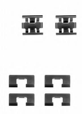 82048500 Textar Компоненти дискових гальмівних колодок