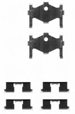 82057200 Textar Комплектующие дисковых тормозных колодок