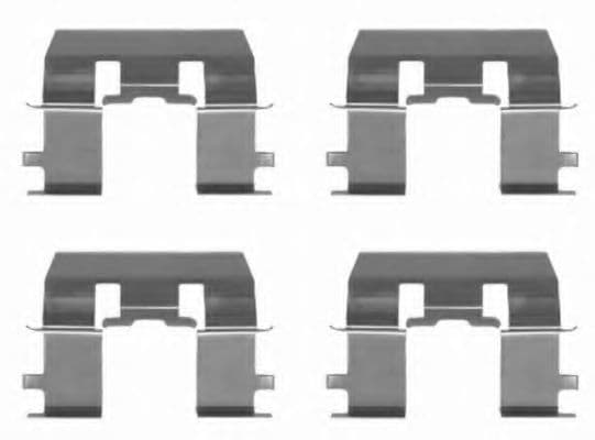 82061300 Textar Компоненти дискових гальмівних колодок