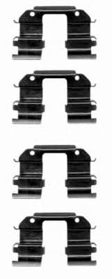 82061500 Textar Комплектующие дисковых тормозных колодок