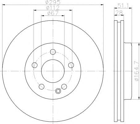 92254803 Textar Тормозной диск