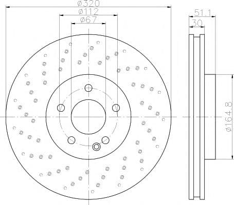 92262103 Textar Гальмівний диск