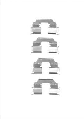 82079100 Textar Комплектующие дисковых тормозных колодок