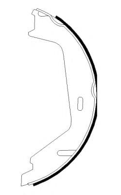 91081300 Textar Колодки ручника для Volvo XC90