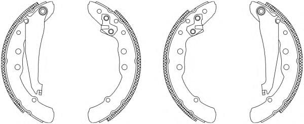 83044402 Textar Тормозные колодки