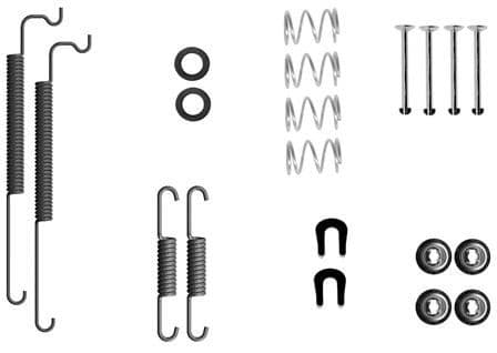 97049300 Textar Монтажный комплект барабанных тормозных колодок для Chevrolet Cruze